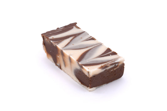 Vanilla Chocolate Swirl Fudge