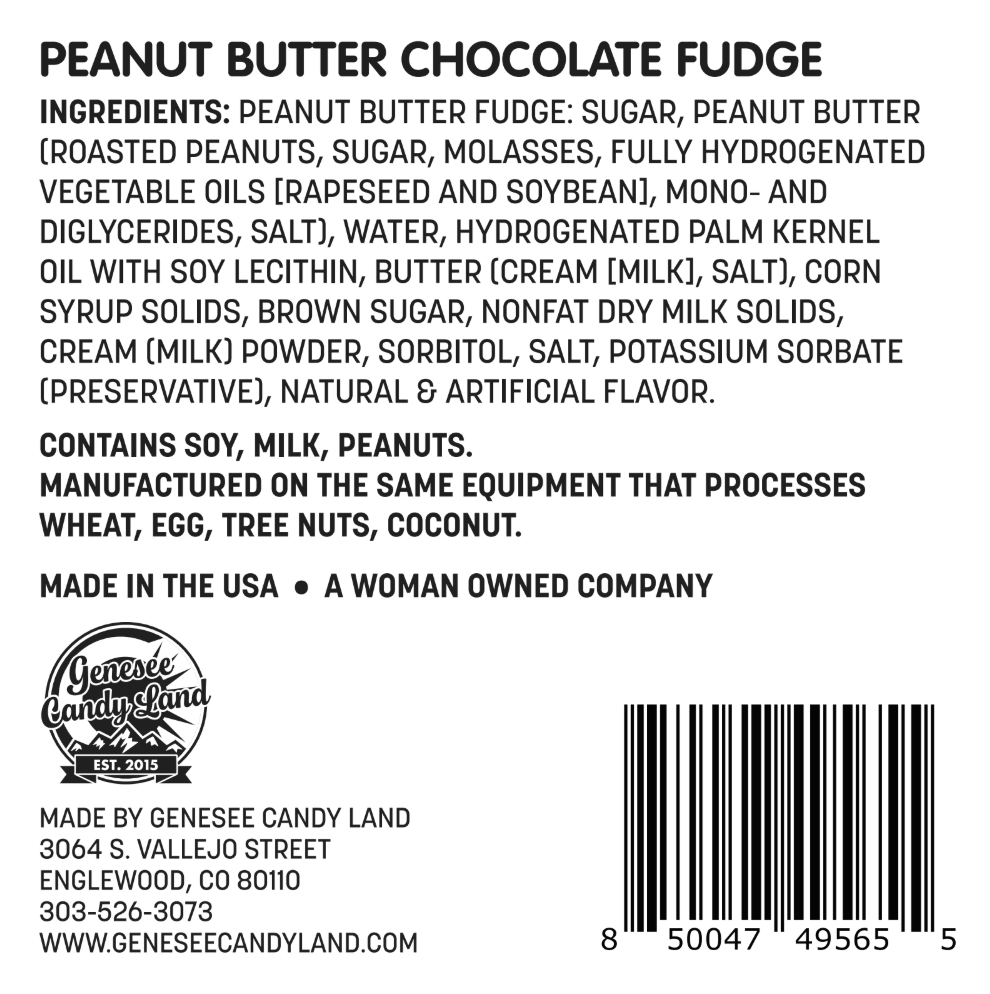 Peanut Butter Chocolate Fudge