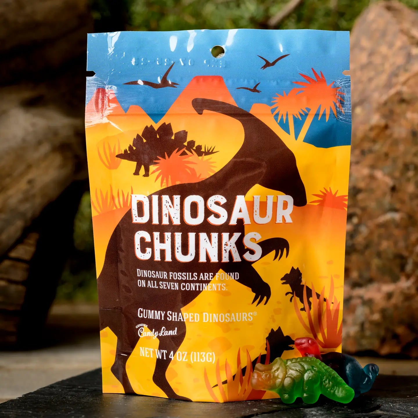 Dinosaur Chunks (Gummi Shaped Dinosaurs)