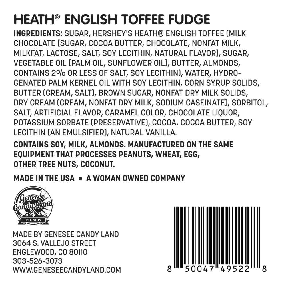 Chocolate Heath® Crumble Fudge