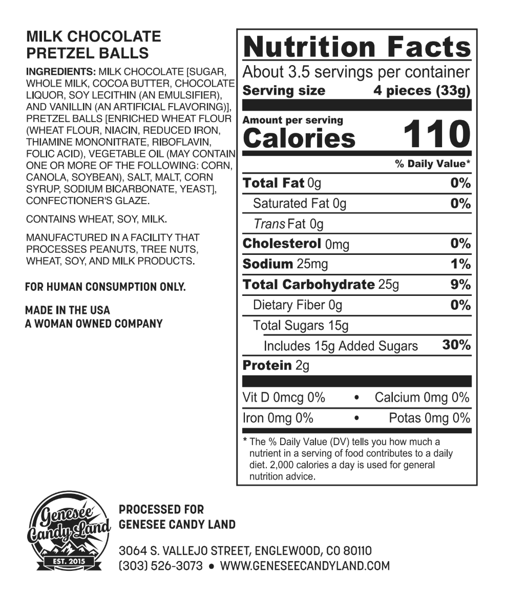 Rabbit Poo (Milk Chocolate Pretzel Balls)