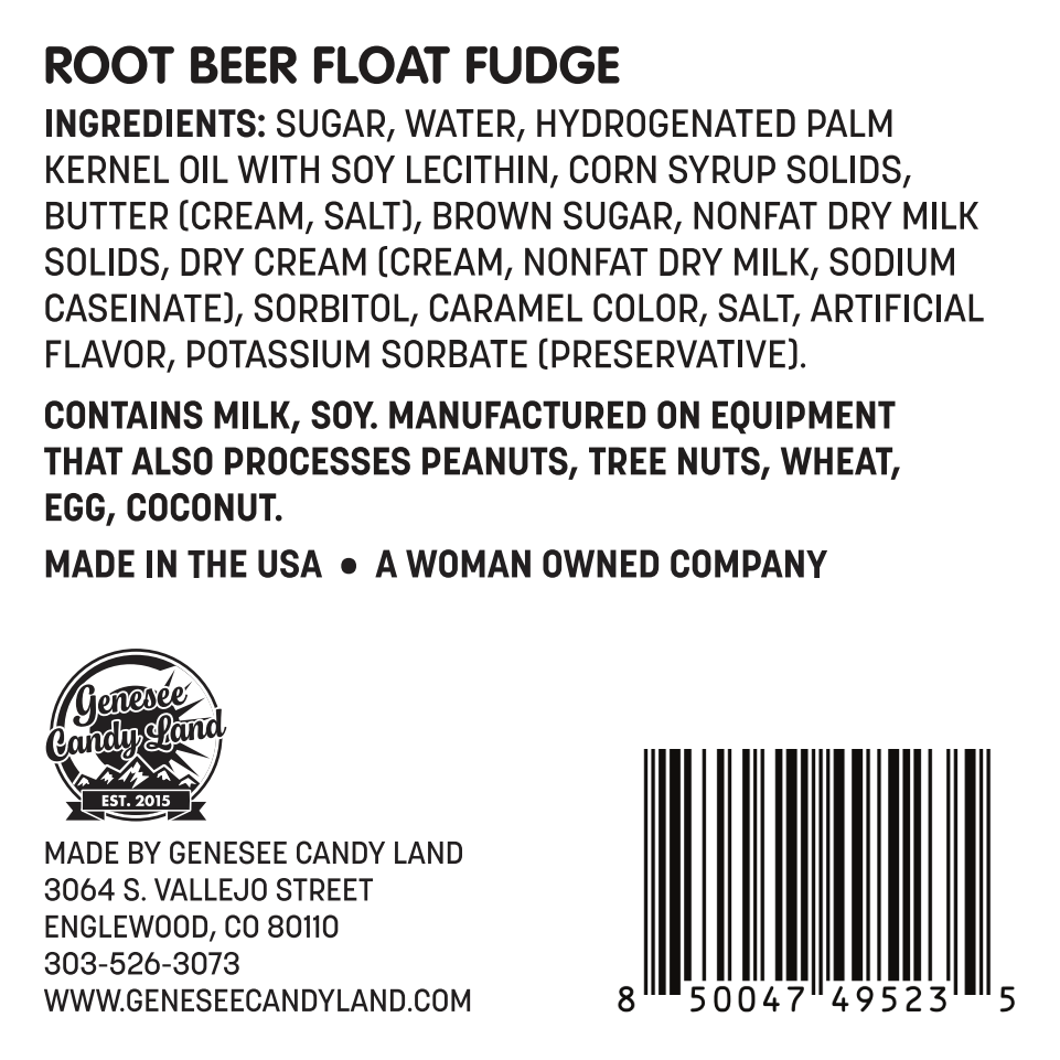 Root Beer Float Fudge