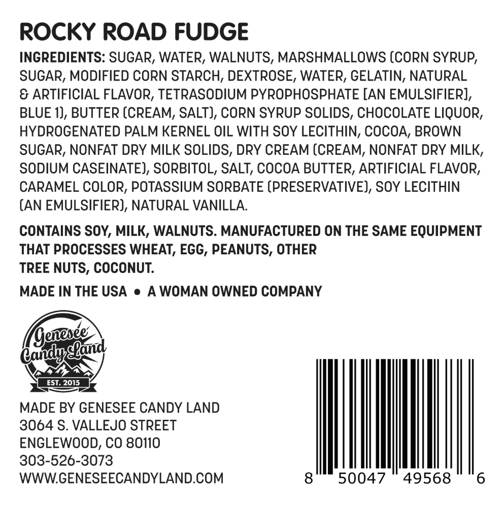 Rocky Road Fudge