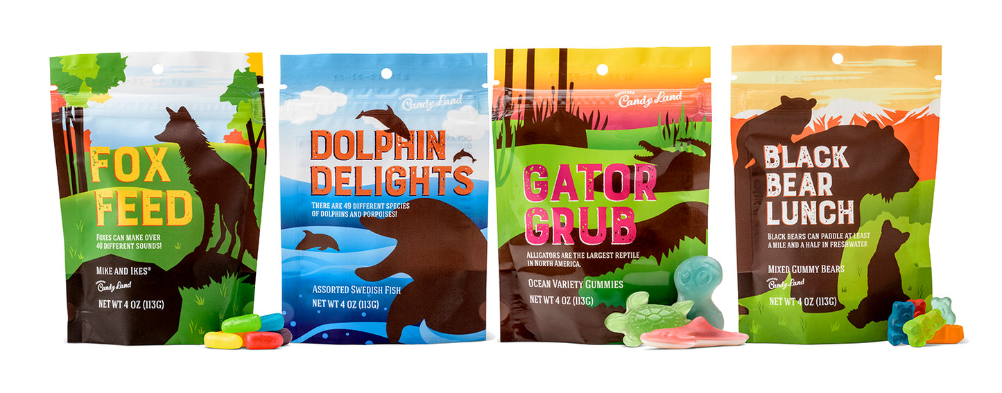 Animal Trackers Gummi Variety Pack